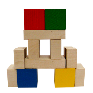 Конструктор Кубик и его части (14 дет.) (RNToys)