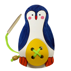 Пингвин с яйцом шнуровка (RNToys)
